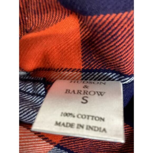 Preppy Streetwear Coquette Utility Hudson & Barrow Men Shirt Size Small - Picture 5 of 5